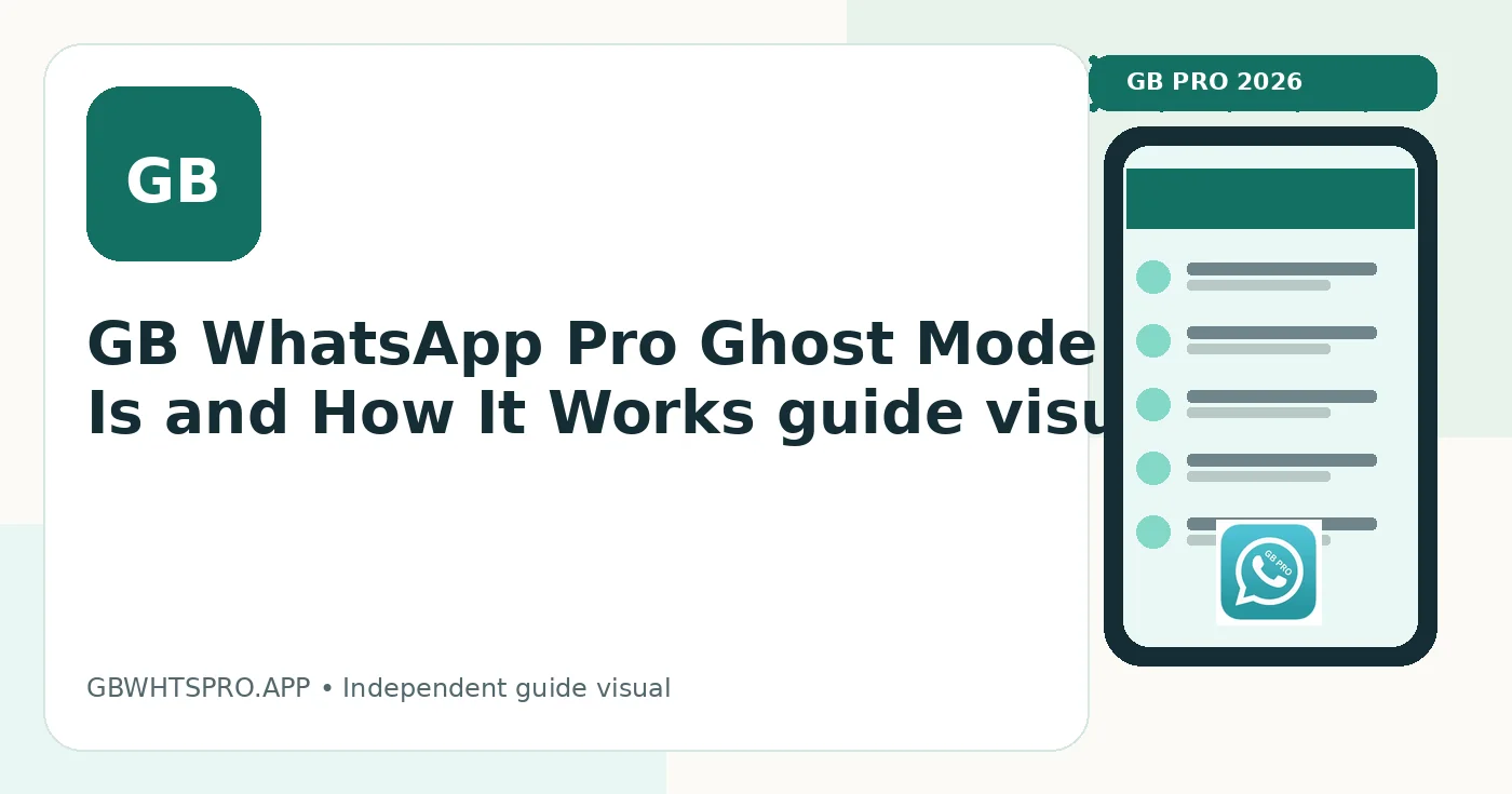 GB WhatsApp Ghost Mode: What It Is and How It Works guide visual